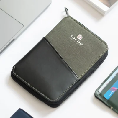 Buy Henry Executive Travel Wallet - Olive in bulk for Corporate Gifting | Corporate Gyft