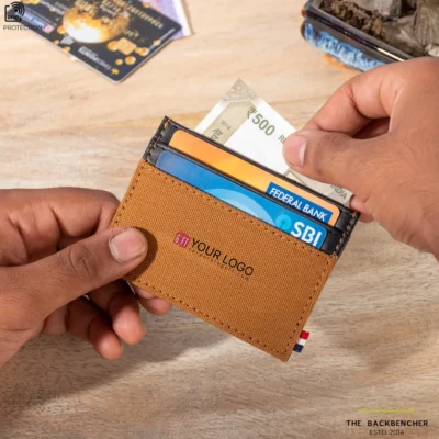 Buy Houston Card Wallet - Brown in bulk for Corporate Gifting | Corporate Gyft