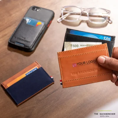 Buy Houston Card Wallet - Grey in bulk for Corporate Gifting | Corporate Gyft