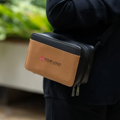 Buy Radio Tech Organizer Sling Kit - Brown in bulk for Corporate Gifting | Corporate Gyft