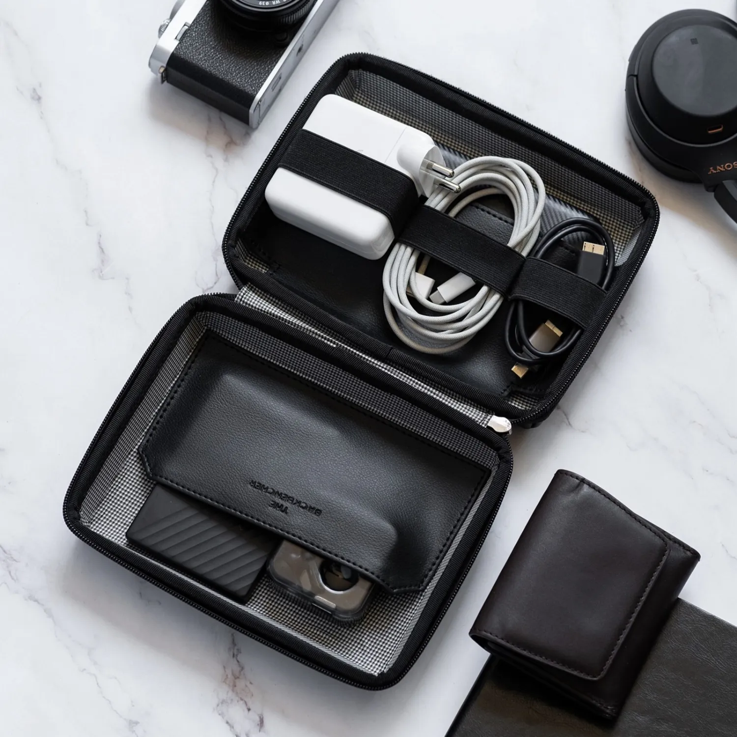 Steven Tech Kit Organizer - Grey Buy Steven Tech Kit Organizer - Grey in bulk for Corporate Gifting | Corporate Gyft