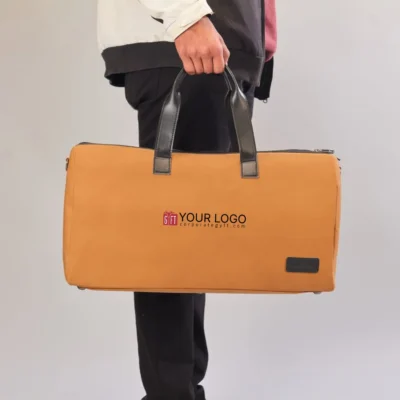 Buy Tokyo Duffle Bag - Brown in bulk for Corporate Gifting | Corporate Gyft