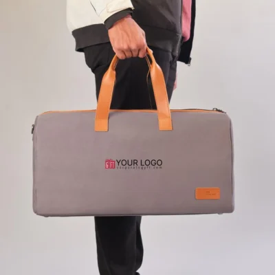 Buy Tokyo Duffle Bag - Grey in bulk for Corporate Gifting | Corporate Gyft