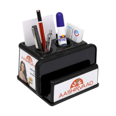 Buy Professional Pen and Phone Stand - Black in bulk for Corporate Gifting | Corporate Gyft