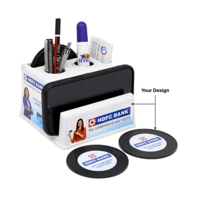 Buy Executive Workspace Organizer -White in bulk for Corporate Gifting | Corporate Gyft