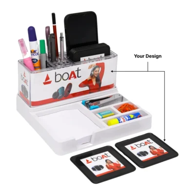 Buy Office Organizer with Chit Pad Holder in bulk for Corporate Gifting | Corporate Gyft