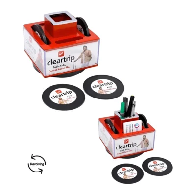 Buy Pen Stand with Card Holder and Coasters in bulk for Corporate Gifting | Corporate Gyft