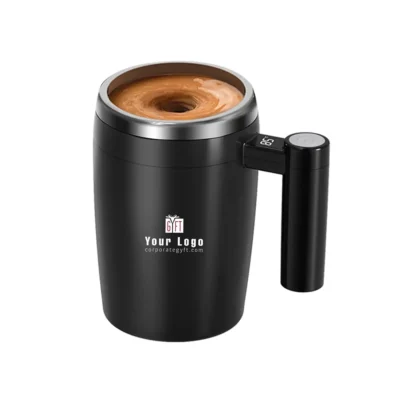 Buy Cognivox Smart LCD Self Mixing Mug - Black in bulk for Corporate Gifting | Corporate Gyft