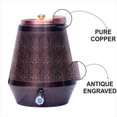 Buy Elegant Matka Antique Cane Dispenser in bulk for Corporate Gifting | Corporate Gyft