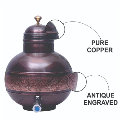 Buy Ghara Antique Etching Dispenser in bulk for Corporate Gifting | Corporate Gyft