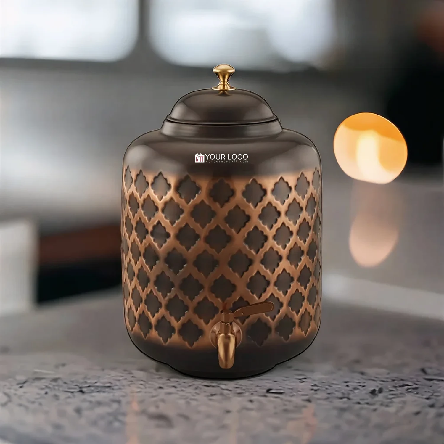 Heritage Matka Antique Rocane Dispenser Buy Heritage Matka Antique Rocane Dispenser in bulk for Corporate Gifting | Corporate Gyft