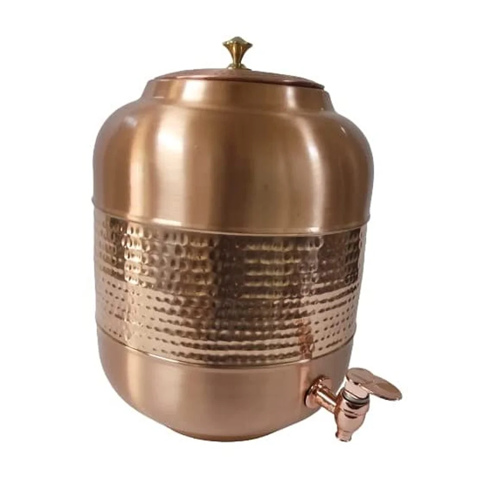Heritage Matka Matt 2 Tone Dispenser Buy Heritage Matka Matt 2 Tone Dispenser in bulk for Corporate Gifting | Corporate Gyft