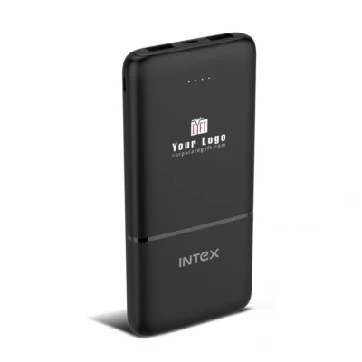 Buy Intex Strong Blaze 10K Poly Powerbank - Black in bulk for Corporate Gifting | Corporate Gyft