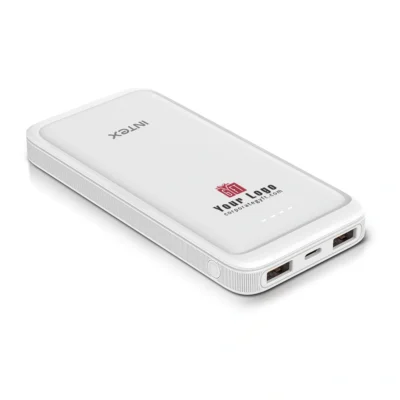 Buy Intex Strong Blaze 10K Power Bank - White in bulk for Corporate Gifting | Corporate Gyft