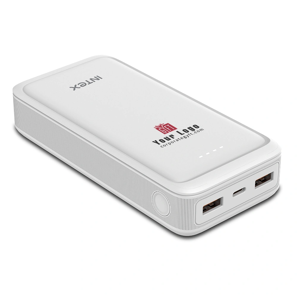 Intex Strong Blaze QC PD 20K Powerbank - White Buy Intex Strong Blaze QC PD 20K Powerbank - White in bulk for Corporate Gifting | Corporate Gyft