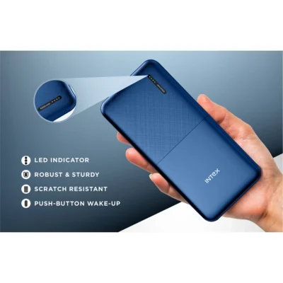 Buy Intex Strong Rhino 20K Powerbank - Navy Blue in bulk for Corporate Gifting | Corporate Gyft