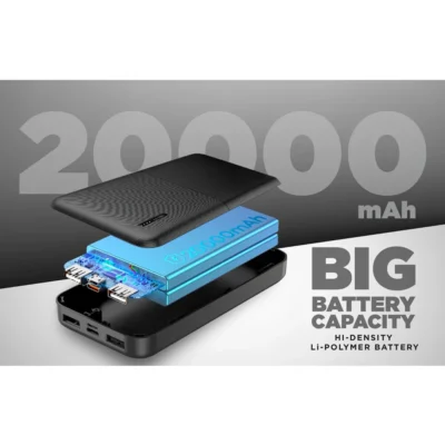 Buy Intex Strong Rhino 20K Powerbank - Black in bulk for Corporate Gifting | Corporate Gyft
