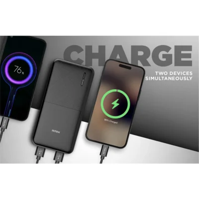 Buy Intex Strong Rhino 10K Power Bank - Black in bulk for Corporate Gifting | Corporate Gyft