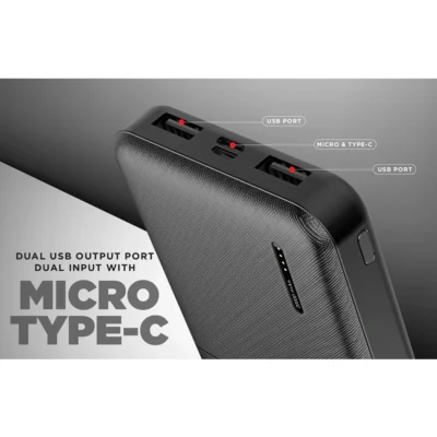 Buy Intex Strong Rhino 20K Powerbank - Black in bulk for Corporate Gifting | Corporate Gyft