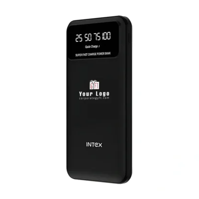 Buy Intex Strong Rhino QC PD 10K Powerbank - Black in bulk for Corporate Gifting | Corporate Gyft