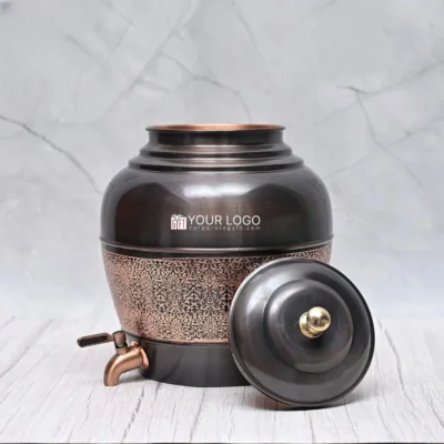 Buy Kulfi Matka Antique Etching Dispenser in bulk for Corporate Gifting | Corporate Gyft