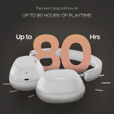Buy Noise AirWave Max 5 ANC Headphones - White in bulk for Corporate Gifting | Corporate Gyft