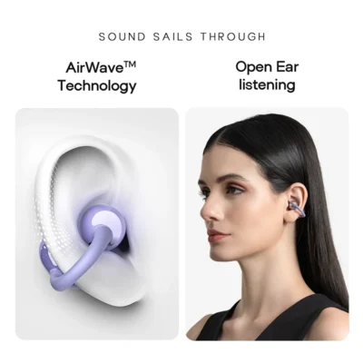 Buy Noise Buds Air Clips - Pearl Purple in bulk for Corporate Gifting | Corporate Gyft