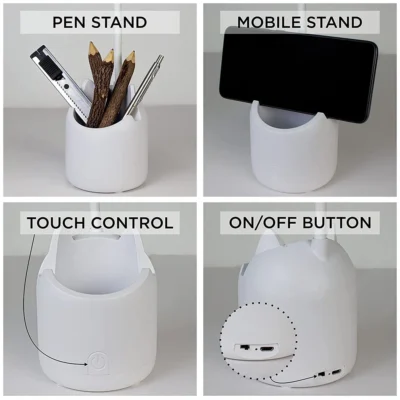 Buy Quantix Desk Organizer Lamp in bulk for Corporate Gifting | Corporate Gyft
