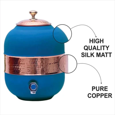 Buy Heritage Regular Matka Blue Dispenser in bulk for Corporate Gifting | Corporate Gyft