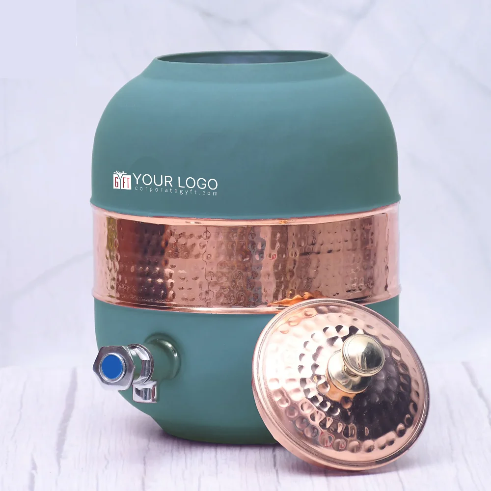 Heritage Regular Matka Green Dispenser Buy Heritage Regular Matka Green Dispenser in bulk for Corporate Gifting | Corporate Gyft