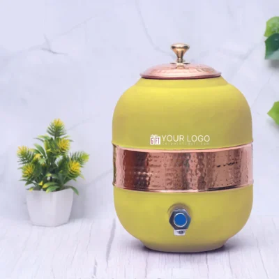 Buy Heritage Regular Matka Yellow Dispenser in bulk for Corporate Gifting | Corporate Gyft