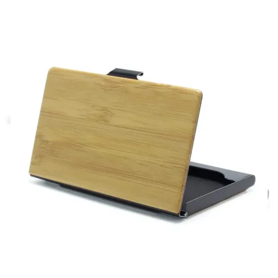 Buy Bamboo Business Card Holder in bulk for Corporate Gifting | Corporate Gyft