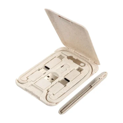 Buy All-in-One Charging Kit With Mobile Stand in bulk for Corporate Gifting | Corporate Gyft
