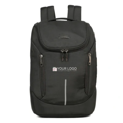Buy Teakwood Abgar Smart Backpack - Black in bulk for Corporate Gifting | Corporate Gyft