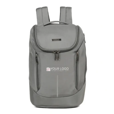 Buy Teakwood Abgar Smart Backpack - Grey in bulk for Corporate Gifting | Corporate Gyft