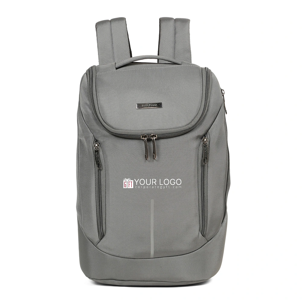 Teakwood Abgar Smart Backpack - Grey Buy Teakwood Abgar Smart Backpack - Grey in bulk for Corporate Gifting | Corporate Gyft