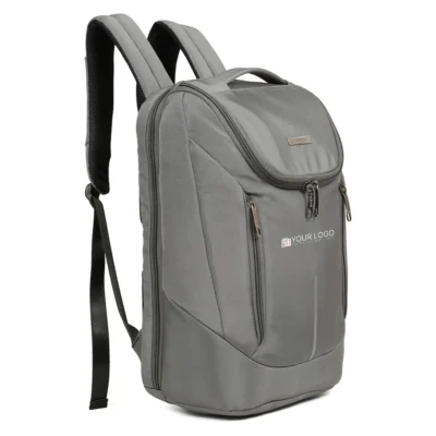 Buy Teakwood Abgar Smart Backpack - Grey in bulk for Corporate Gifting | Corporate Gyft