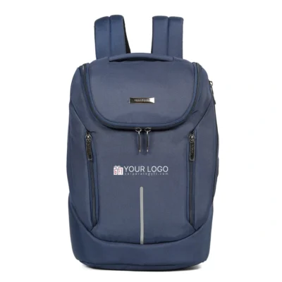 Buy Teakwood Abgar Smart Backpack - Navy Blue in bulk for Corporate Gifting | Corporate Gyft