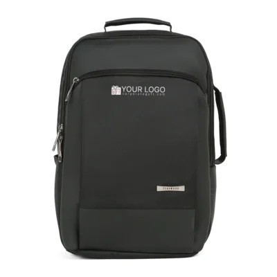 Buy Teakwood Barnim Anti-Theft Backpack - Black in bulk for Corporate Gifting | Corporate Gyft