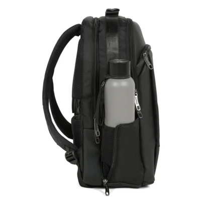 Buy Teakwood Barnim Anti-Theft Backpack - Black in bulk for Corporate Gifting | Corporate Gyft