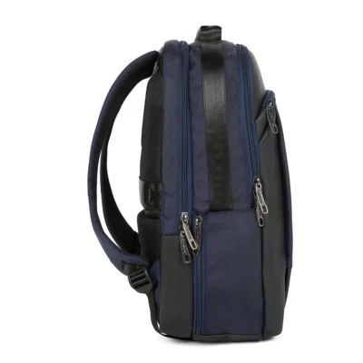 Buy Teakwood Barnim Anti-Theft Backpack - Navy Blue in bulk for Corporate Gifting | Corporate Gyft