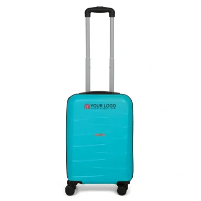 Buy Teakwood Dune Small Trolly Bag - Aqua Blue in bulk for Corporate Gifting | Corporate Gyft
