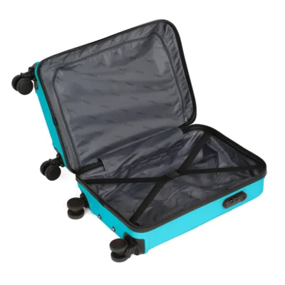Buy Teakwood Dune Small Trolly Bag - Aqua Blue in bulk for Corporate Gifting | Corporate Gyft