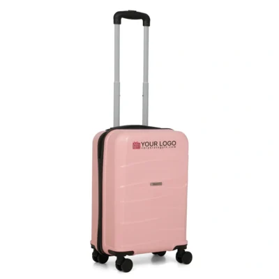 Buy Teakwood Dune Small Trolly Bag - Pink in bulk for Corporate Gifting | Corporate Gyft