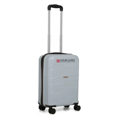 Buy Teakwood Dune Small Trolly Bag - Silver in bulk for Corporate Gifting | Corporate Gyft