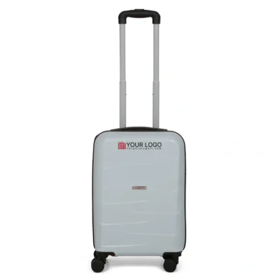 Buy Teakwood Dune Small Trolly Bag - Silver in bulk for Corporate Gifting | Corporate Gyft