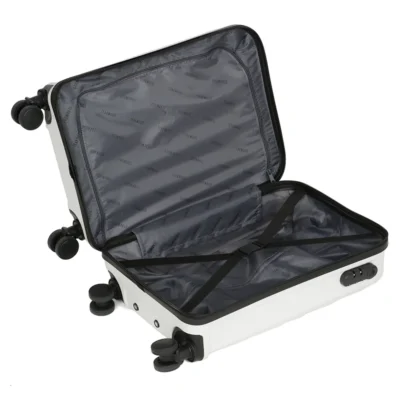 Buy Teakwood Dune Small Trolly Bag - White in bulk for Corporate Gifting | Corporate Gyft
