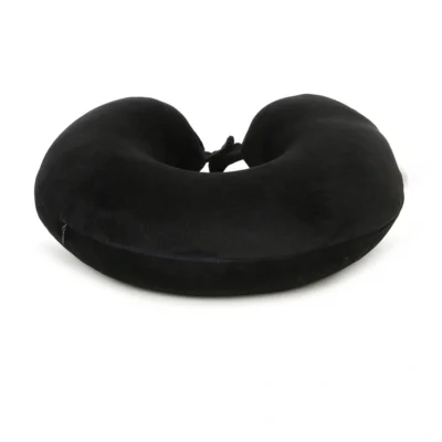 Buy Teakwood Cozy Rest Neck Pillow - Black in bulk for Corporate Gifting | Corporate Gyft