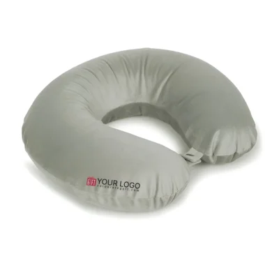 Buy Teakwood Cozy Rest Neck Pillow - Grey in bulk for Corporate Gifting | Corporate Gyft