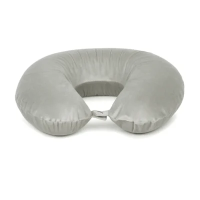 Buy Teakwood Cozy Rest Neck Pillow - Grey in bulk for Corporate Gifting | Corporate Gyft